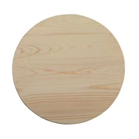 15" Unfinished Wooden Circle Plaque by Make Market®