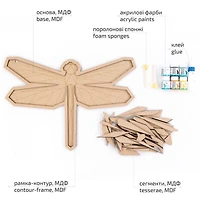 Rosa Talent Dragonfly Painting Your Puzzle Mosaic Art Kit