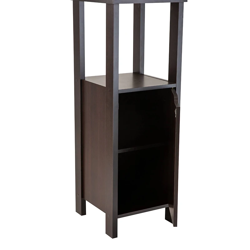 Organize It All 67" Espresso 5-Shelf Ambassador High Cabinet