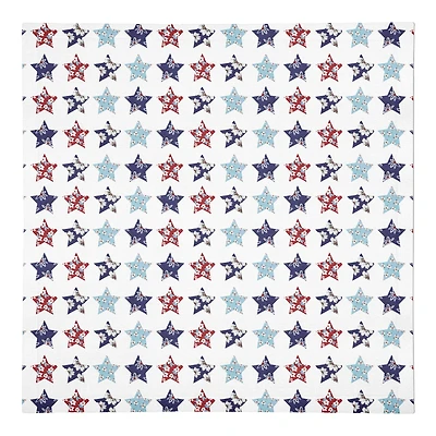 Floral Stars Cotton Twill Napkin
