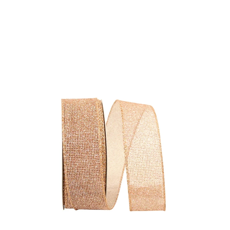 JAM Paper 1.5" x 20yd. Metallic Wired Micro Mesh Ribbon