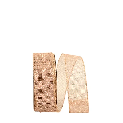 JAM Paper 1.5" x 20yd. Metallic Wired Micro Mesh Ribbon