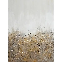 CosmoLiving by Cosmopolitan Gold Contemporary Abstract Wall Art Set
