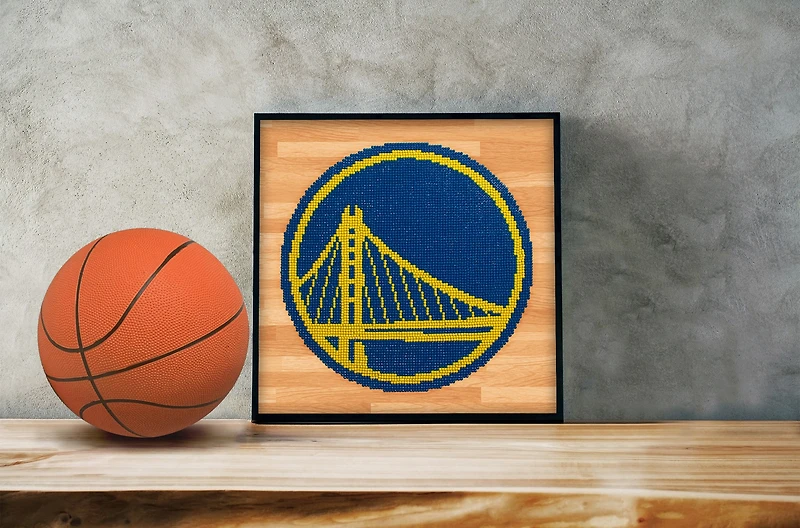 Camelot® Dots Intermediate NBA Golden State Warriors Diamond Painting Kit