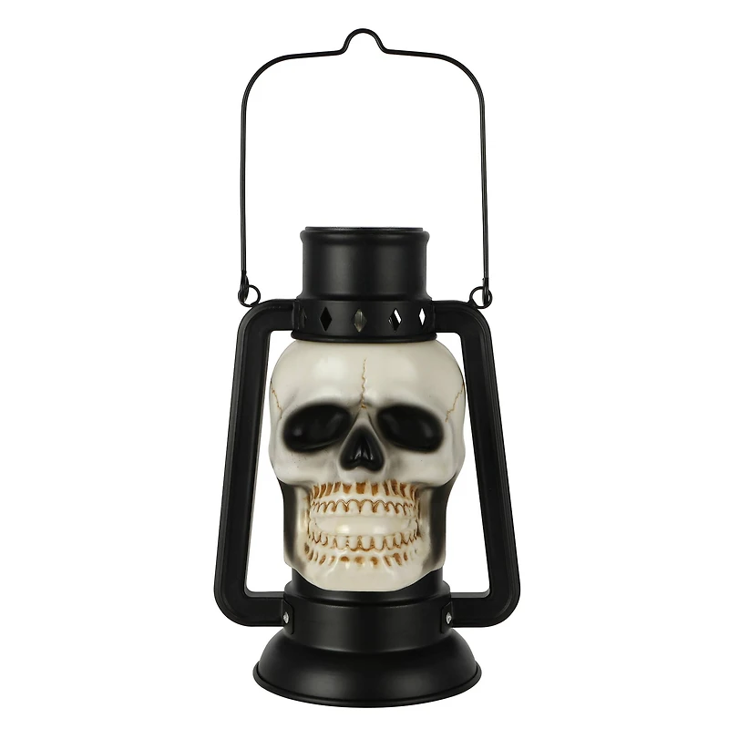 11" Skull Solar Lantern by Ashland®