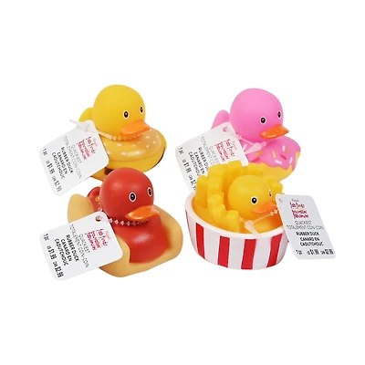 Assorted 2" Food Rubber Duck, 1pc. by Fab Finds
