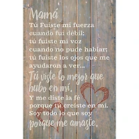 Mamá Tú Fuiste: Mom Wall Plaque