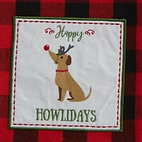 DII® Christmas Puppy Embellished Dishtowel Set