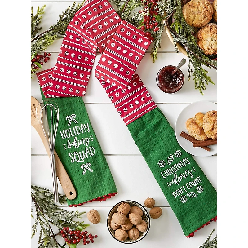 DII® Holiday Baking Kitchen Towel Scarf