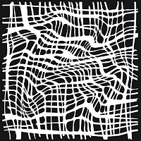 The Crafter's Workshop Gauze Stencil, 6'' x 6''