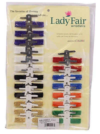 JAM Paper Multicolor Wristlets, 20ct.