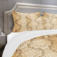 Designart 'Damask pattern' Mid-Century Modern Bedding Set