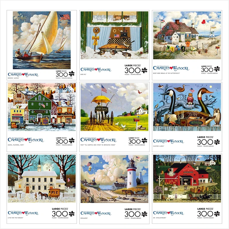 Assorted Charles Wysocki™ 300 Piece Puzzle
