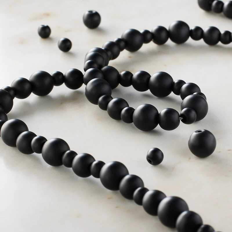 Matte Glass Round Beads by Bead Landing
