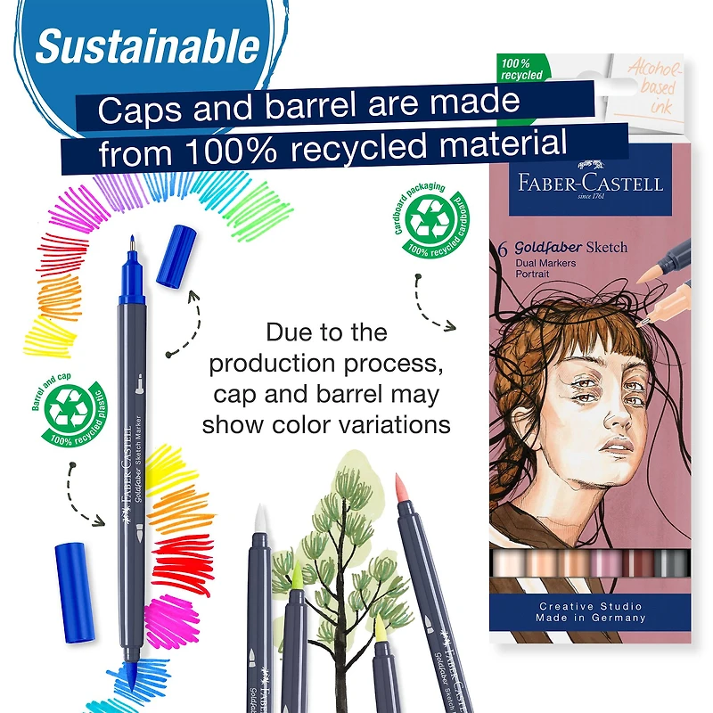 Faber-Castell® Portrait Goldfaber Sketch Markers