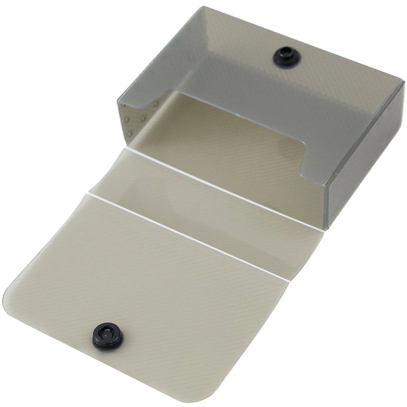 JAM Paper Smoke Plastic Business Card Holder Case