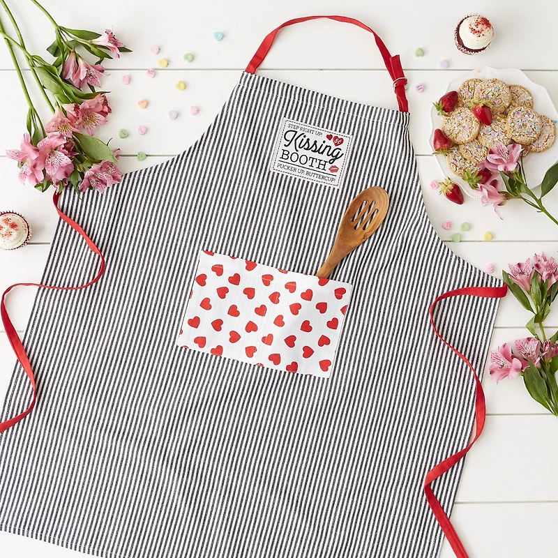 Kissing Booth Embellished Chef Apron