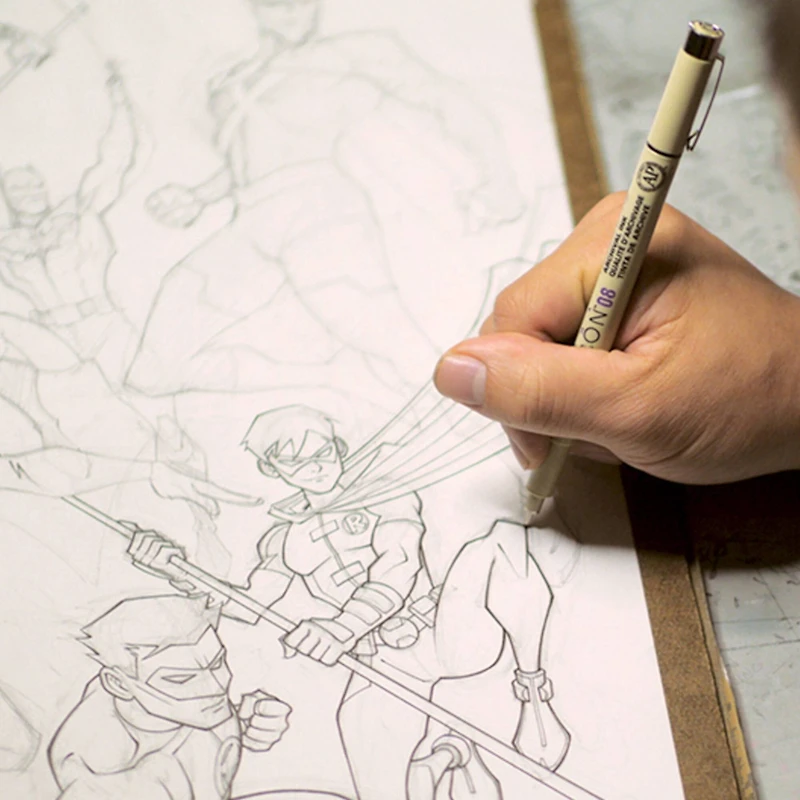 Pigma® Micron® Fine Line Black 6 Piece Pen Set