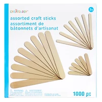 Mixed Craft Sticks by Creatology™, 1,000ct.