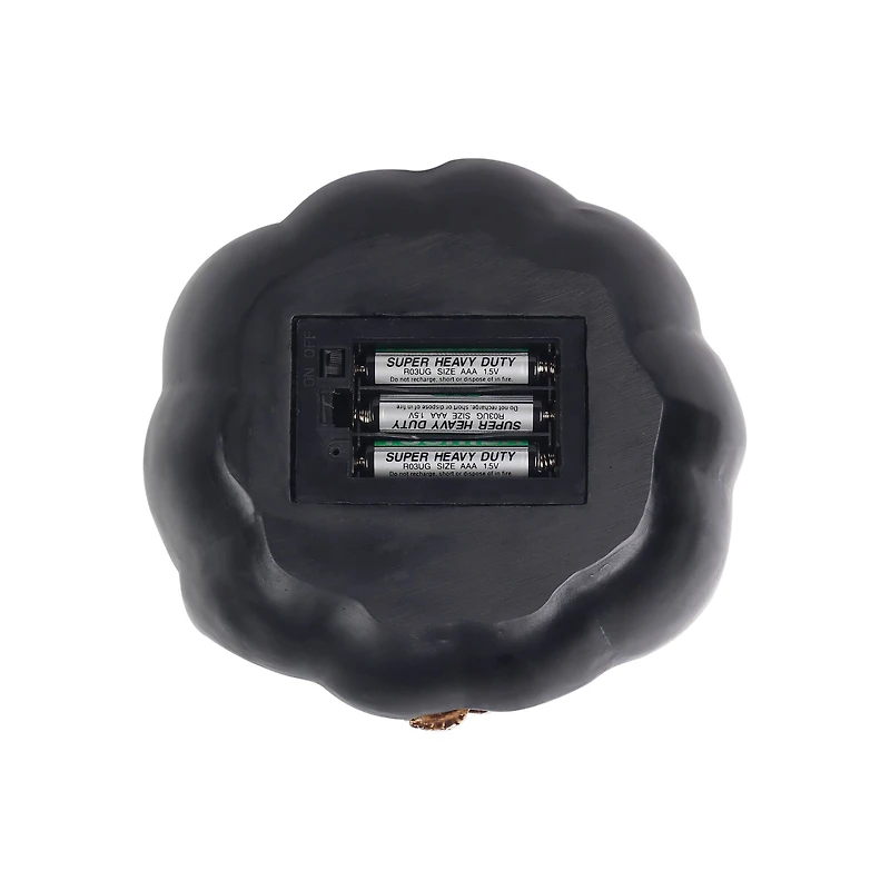 5.75" Skull Pumpkin LED Tabletop Accent by Ashland®