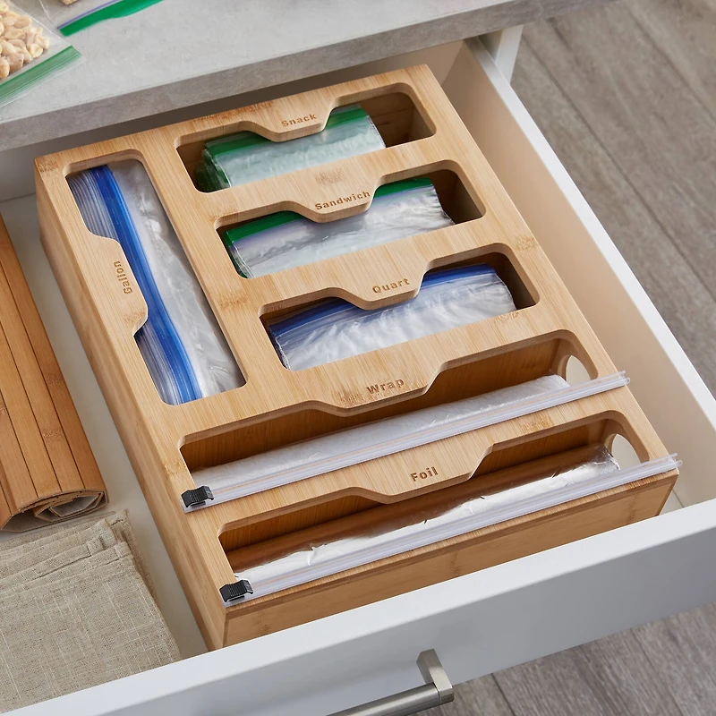 Kitchen Details Bamboo Kitchen Drawer Organizer