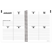 TF Publishing 2025 Medium Maxine Weekly Monthly Spiral Planner