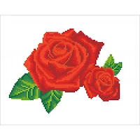 Diamond Dotz® Red Rose Sparkle Diamond Painting Artwork Kit