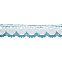 1.8" Blue Scallop Crochet Trim by Celebrate It®