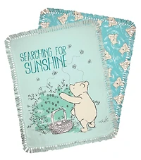 Winnie the Pooh 72" Searching for Sunshine No Sew Fleece Throw Kit