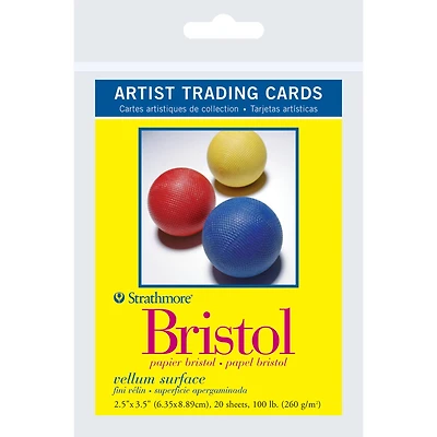 Strathmore® Bristol Vellum Artist Trading Card Pack