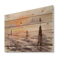 Designart - Panorama of Venice Laguna At Sunset