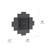 Black "Worth Every Second" Picture Frame Wall Collage Clock