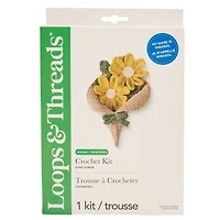 Spring Sunflower Bouquet Crochet Kit by Loops & Threads®