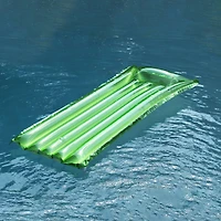 6ft. Inflatable Green Reflective Sun Tanner Pool Float