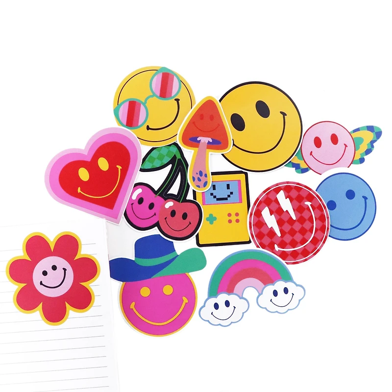 Smiley Face Vinyl Die-Cut Stickers by Recollections™