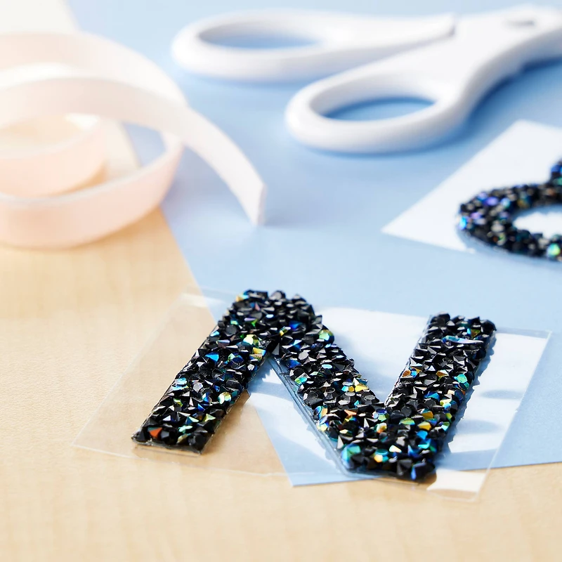 Black AB Letter Bling Sticker by Recollections