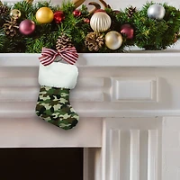 7" Camouflage Mini Christmas Stocking