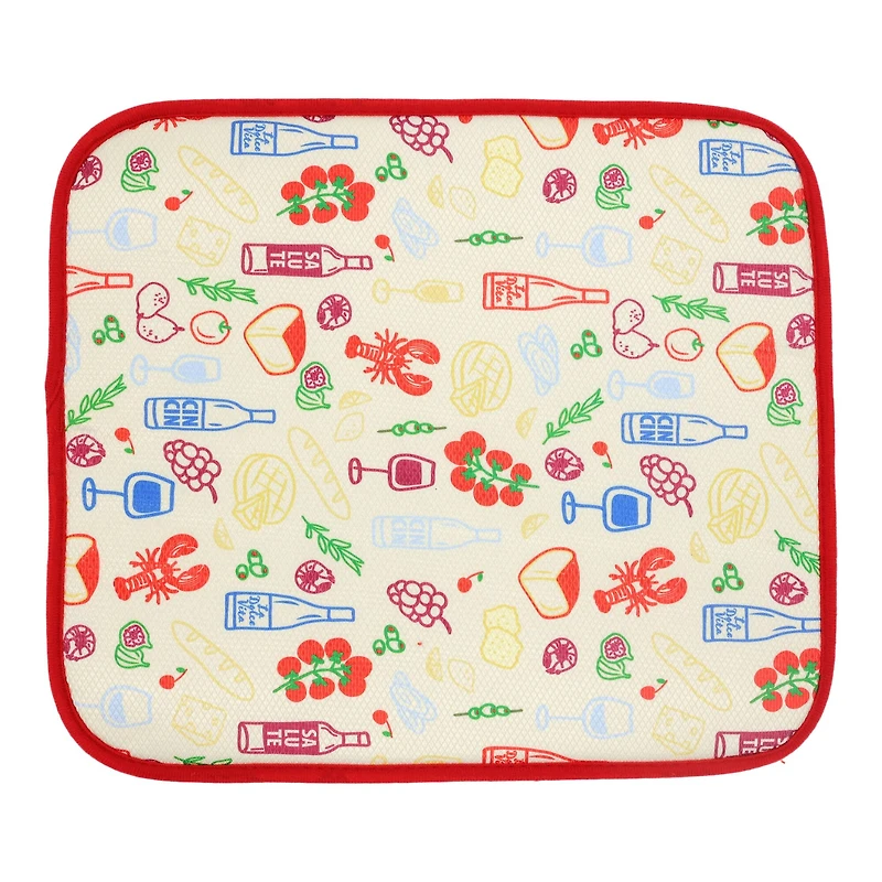 15" Fall Dish Drying Mat by Fab Finds