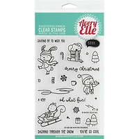 Avery Elle Winter Friends Clear Stamps