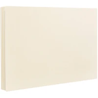 JAM Paper 4.25" x 5.5" Ivory Blank Flat Note Cards