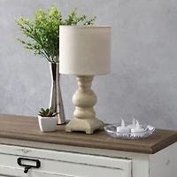 Lalia Home 12.5" Beige Mini Table Lamp