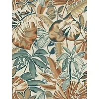 Caroline et Bettina Spice Feuilles Peel & Stick Wallpaper