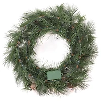 24'' LED Whitter Pine Wreath