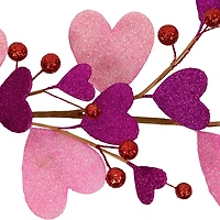 6ft. Glittered Hearts & Berries Valentine's Day Garland