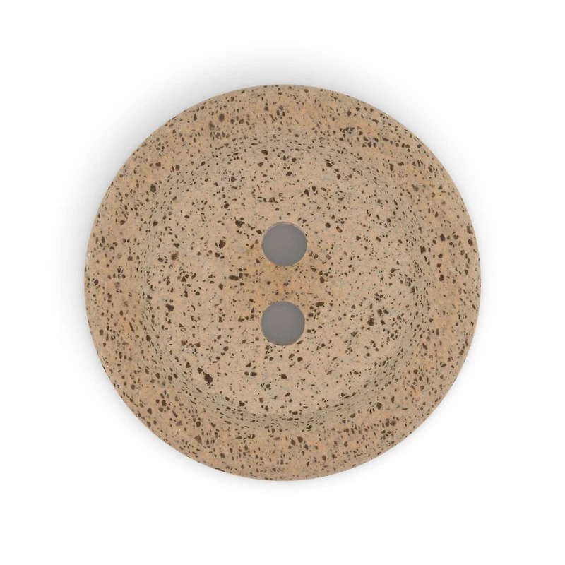 Dritz® 34mm Brown Recycled Coffee Round Button, 3ct.
