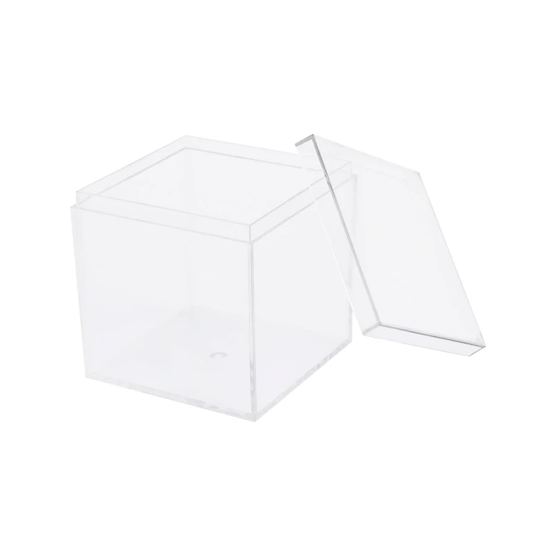 2" Clear Plastic Favor Boxes, 12ct. by Celebrate It™