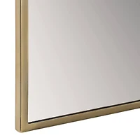 Habitat Laia 30" Golden Rectangular Wall Mirror