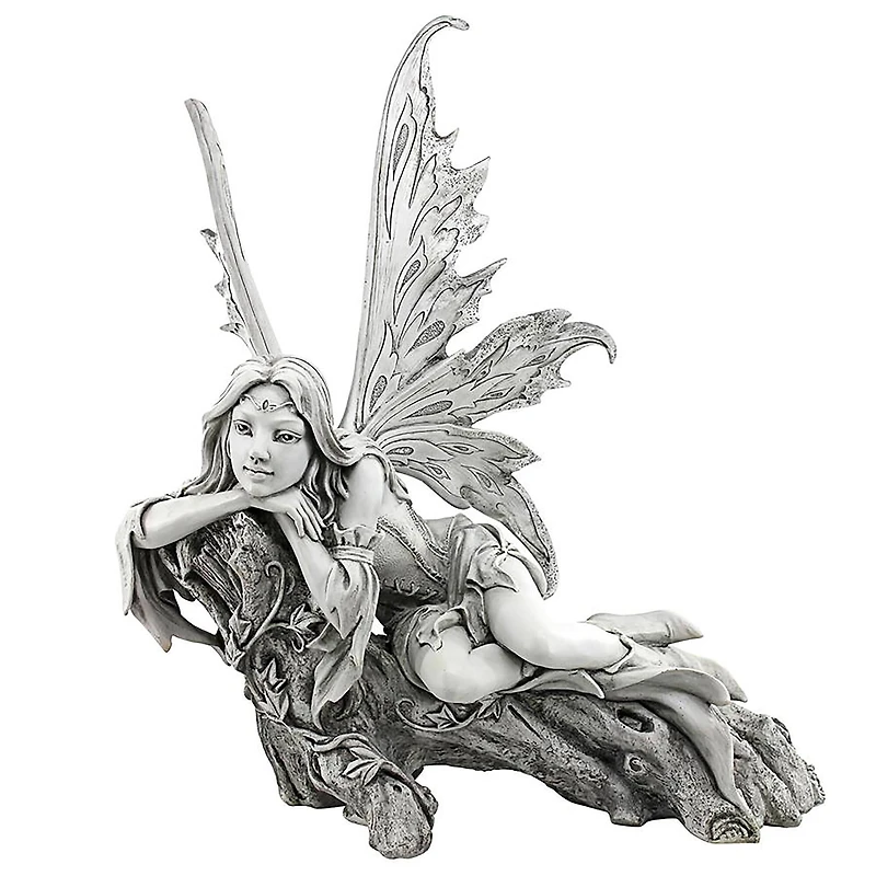 Design Toscano 17" Pause to Ponder Fairy Garden Statue