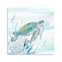 Great Blue Sea IV Canvas Giclee