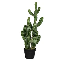 31" Artificial Green Potted Cactus